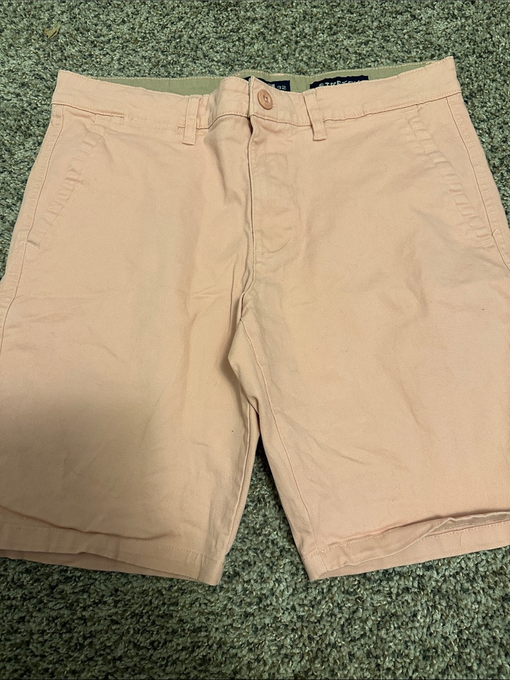 Men's Flat Front Shorts in Pink by Rugby